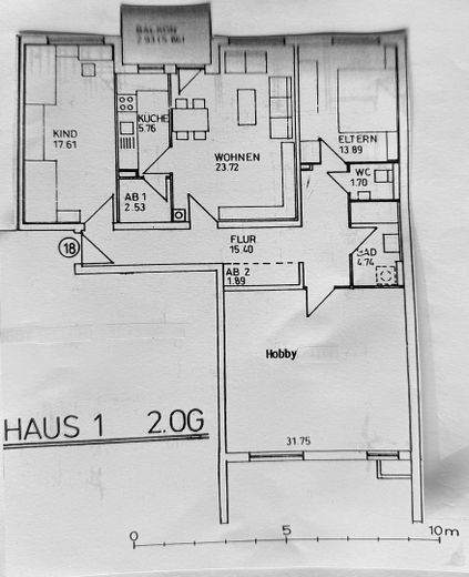 Grundriss Lohwaldstr. 61