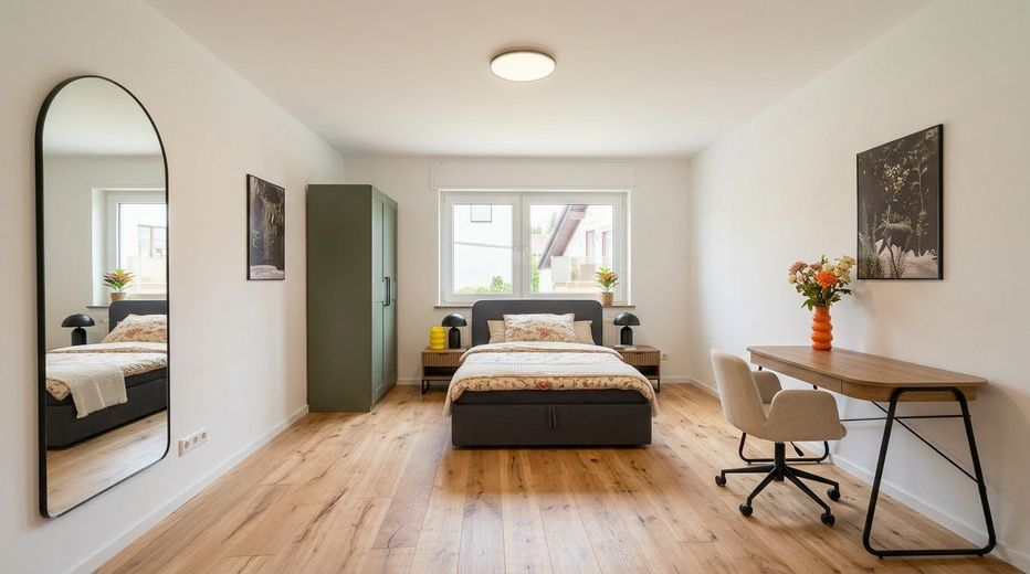 Schlafzimmer visualisiert