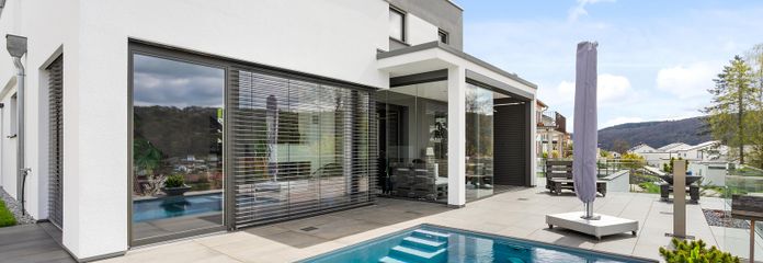 Pool mit Gegenstromanlage