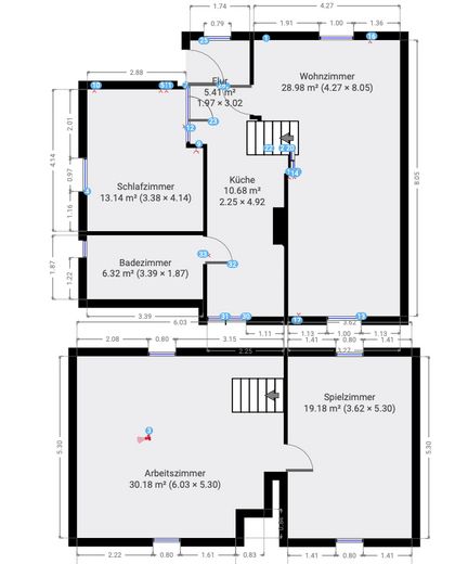 90 m² zum Wohlfühlen für Paare & kleine Familien – Grundriss