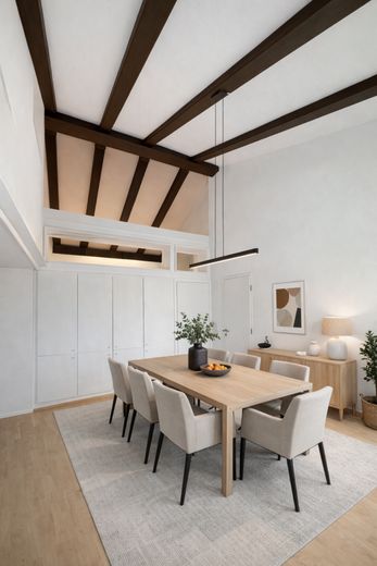 Ein Haus, drei Einheiten - wohnen, vermieten, entfalten – Esszimmer_virtuell möbliert