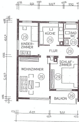 Grundriss Wohnung