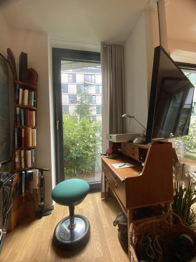 Alt Treptow'da teraslı, yüksek kaliteli mobilyalı stüdyo, Berlin Kreuzberg Neukölln Alt Treptow üçgeni – Arbeitsbereich