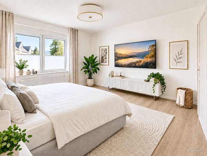 Sanierte Wohnung mit neuwertiger Küche – Schlafzimmer