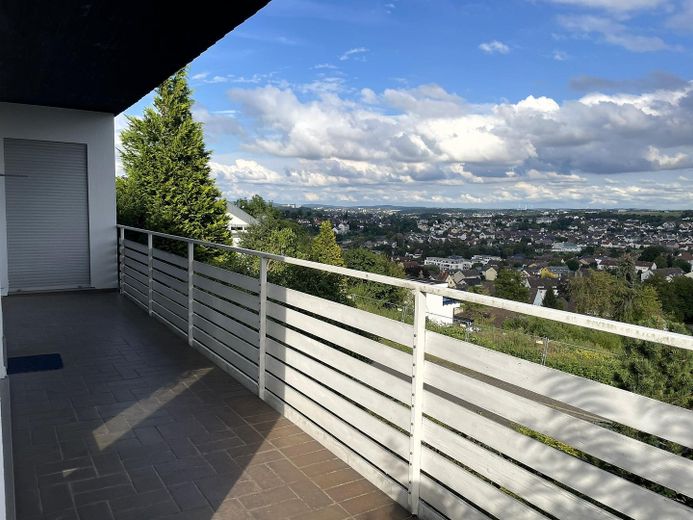 Blick vom Balkon nach Limburg
