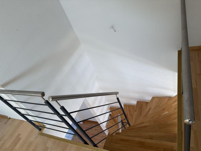 Blick vom Studio nach unten