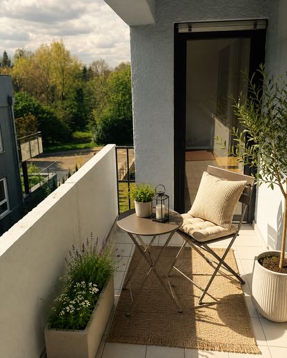 Gepflegte 3-Zimmerwohnung in Toplage von Heilbronn Ost – Balkon - Home Staging KI