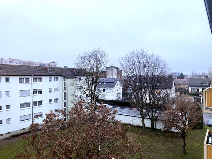 Blick vom Balkon
