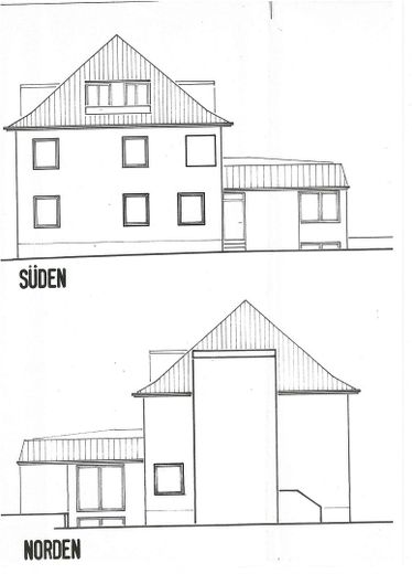 Ansicht Nord/Süd