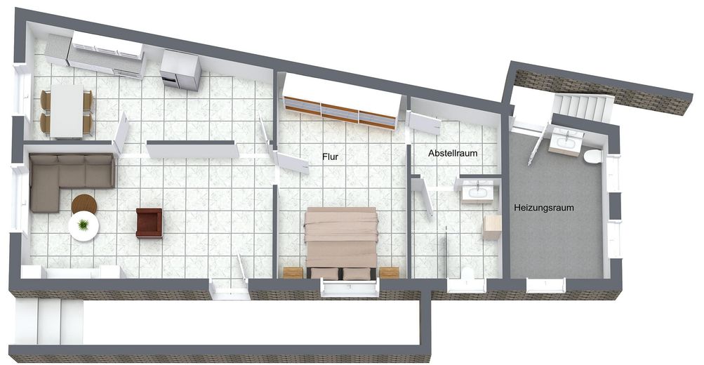 Vollmöblierte 2-Zimmer-Neubauwohnung im Erdgeschoss – Foto 22