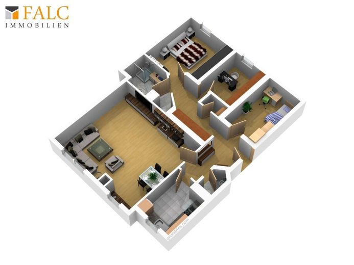 Licht, Raum und Lebensqualität - Ihre neue Wohnung in Marl – Grundriss
