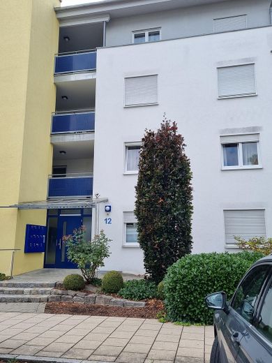 ETW (3 Zimmer/103,23qm) Neu-Ulm/Wiley - charmant, hell, in Premium-Lage(Peter Biebl Park) – Hauseingang