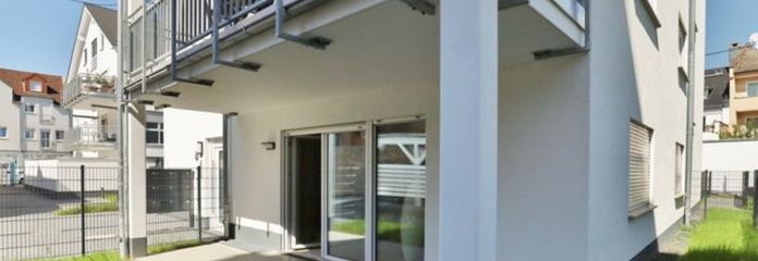 Moderne 2-Zimmer-Wohnung mit Terrasse und Garten in guter Lage