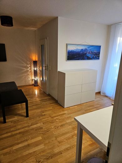 Schöne, ruhige und helle 3-Zimmerwohnung gegenüber Skyline Plaza – Wohnzimmer
