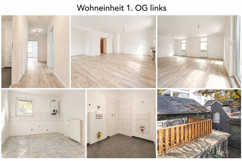 Immobile d'investimento: edificio residenziale e commerciale in posizione d'angolo con solida base commerciale – Wohneinheit 1. OG links 82m²
