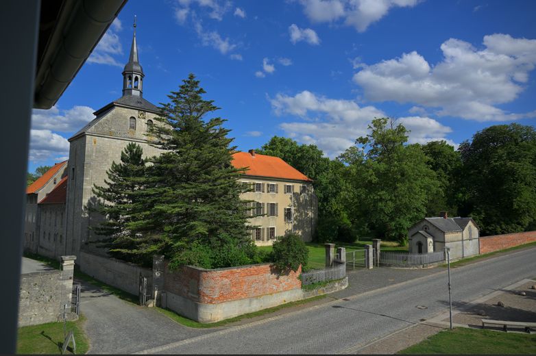 Ausblick auf das Rittergut 