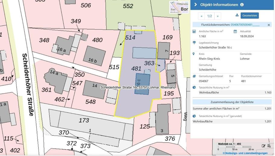 Parcela de 1200 m² en Lohmar-Scheiderhöhe con edificaciones antiguas – Foto 10