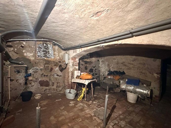 HORN IMMOBILIEN + freistehendes Einfamilienhaus mit Nebengebäude und schönem Grundstück, ruhige Lage – Keller