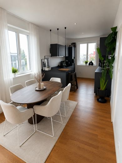 Penthouse-Wohnung mit Dachterasse, Klimaanlage, hochwertiger Einbauküche und Ankleide – Foto 3