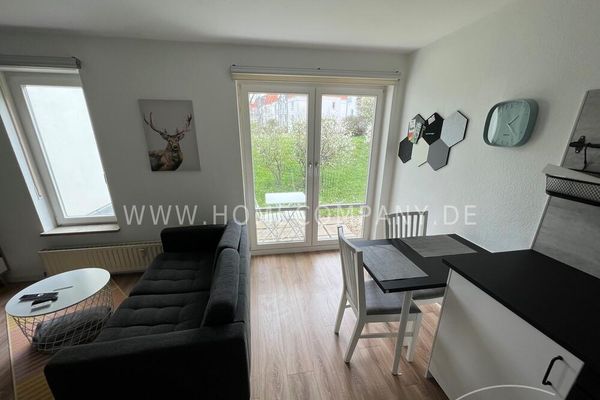 27131 HomeCompany Dresden Möbliert/Furnished Studio Apartment in Dresden-Laubegast mit Terrasse max. 1-2 Personen