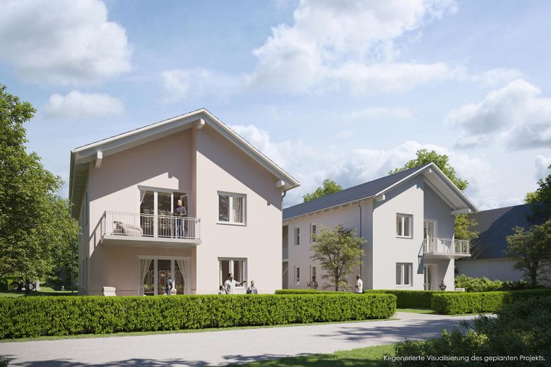 Nur noch 2 Einheiten im Projekt: Neubau-Erstbezug mit Balkon & Stellplatz – Straßenansicht