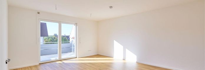 Wohn- Essküche mit Südbalkon