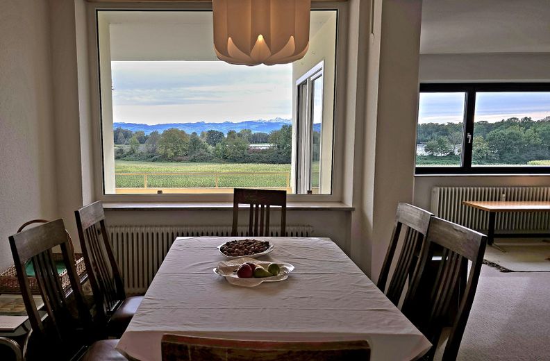 Essbereich mit Panaromafenster