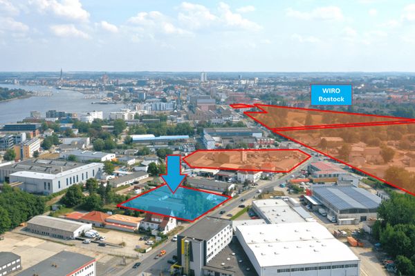 HRO-CITY-Nowa działka budowlana na 6 kondygnacji i 7.600 m² BGF na biura i działalność gospodarczą z widokiem na Warnow