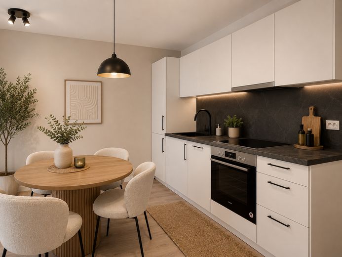 Hochwertige 2-Zimmer Wohnung im Neubau! **mit Möbelgutschein** – Einbauküche