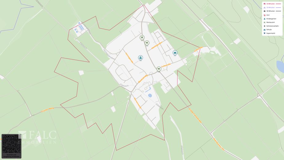 Ruhe und Privatsphäre: Einfamilienhaus in ruhiger Seitenstraße! – Site plan (micro)