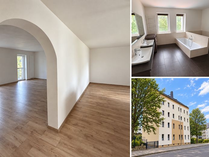 Чудова 4-кімнатна квартира | 135 м² | Балкон | 2 ванні кімнати | Вбудована кухня | Сад – Titelbild