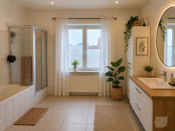 4-Zimmer-Wohnung mit Balkon, Stellplatz &amp; Dachausbau-Potenzial - 131 m² voller Möglichkeiten -Provisionsfrei- – Bad