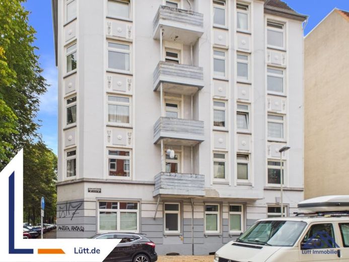 2-kamerappartement bij de Südfriedhof | Lütt Immobilien | Uw makelaar in Kiel en omgeving – Foto 1