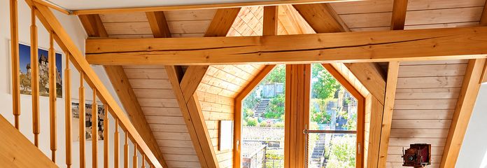 Au / Nockherberg – außergewöhnliche Maisonette mit Galerie & Westterrasse | 3 Räume im OG möglich – Gaube im Holzloft