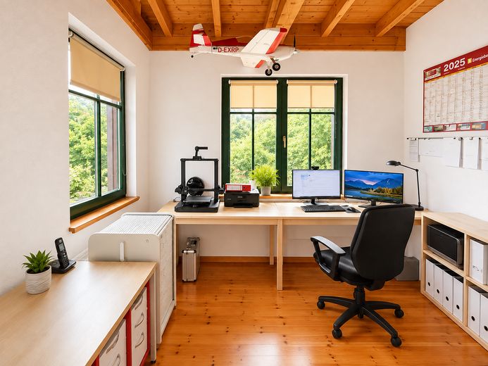 vivienda de ensueño en un entorno verde *Casa unifamiliar en Klotzsche* – Arbeits oder Kinderzimmer