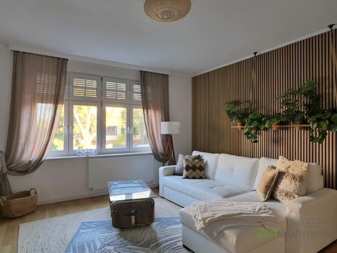 (EF1208_M) Magdeburg: Biederitz, komfortabel möblierte Wohnung mit Wohnküche, Parkettböden und Kamin – Foto 1