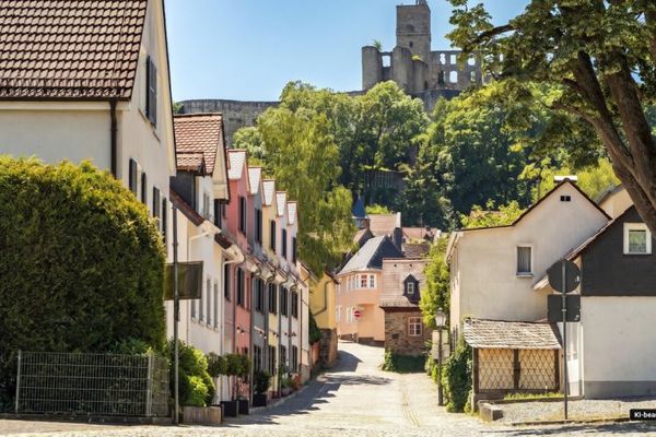 Königstein'in kalbinde seçkin Townhouse – bahçe, çatı terası ve kale manzarası