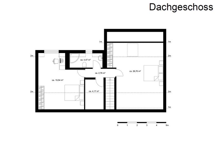 Erstbezug: Ein-Zweifamilienhaus mit Garten, 3 Bädern und 7 Schlafzimmern in Tairnbach – Foto 21