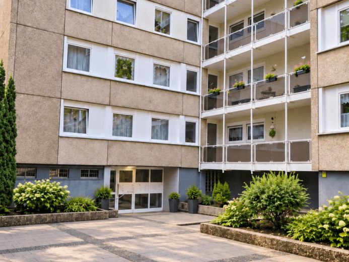 Wohnen in Hombruch – gepflegte 3,5-Zimmer-Wohnung mit Balkon und Aufzug – Foto 1