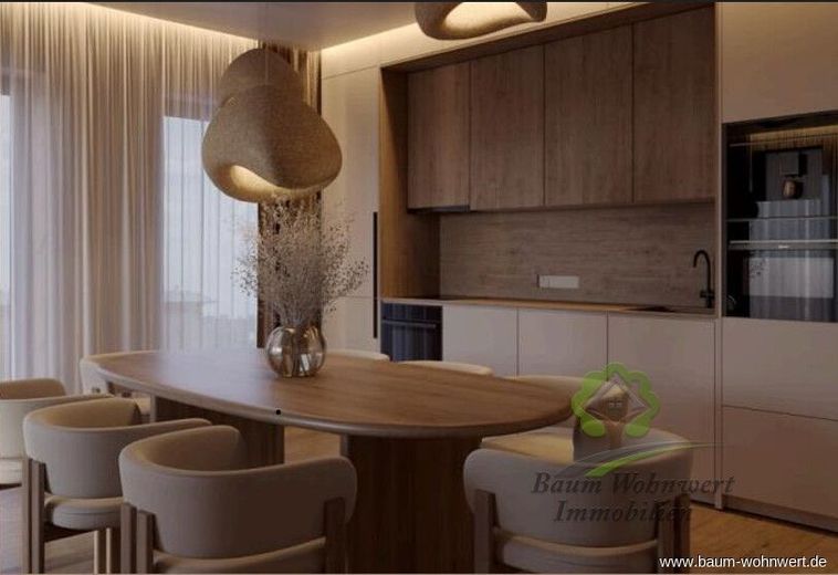 Provisions- &amp; Barrierefrei: Großzügige 3-Zimmer-Wohnung mit KfW-Förderung nahe Schwäbisch Gmünd – Essbereich