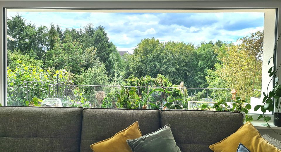 Casa unifamiliar renovada con vistas panorámicas en Wachtberg-Villip (sin comisión) – Ausblick-1