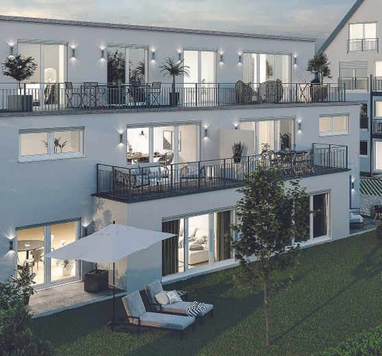 Einzigartiges LUXUS Penthouse im Herzen Gersthofen´s – Nachtstimmung Luxus Penthouse