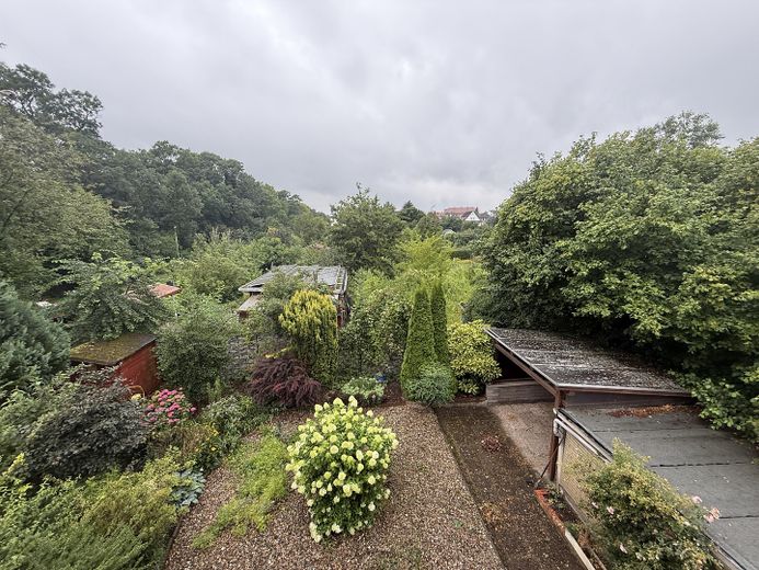 Blick vom Balkon