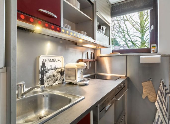 Möblierte 1-Zimmer Wohnung, modern, ruhig, gut angebunden HH-Fuhlsbüttel – Photo 14