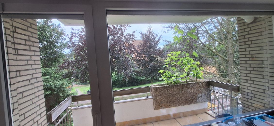 Sicht aus dem Wohnzimmer
