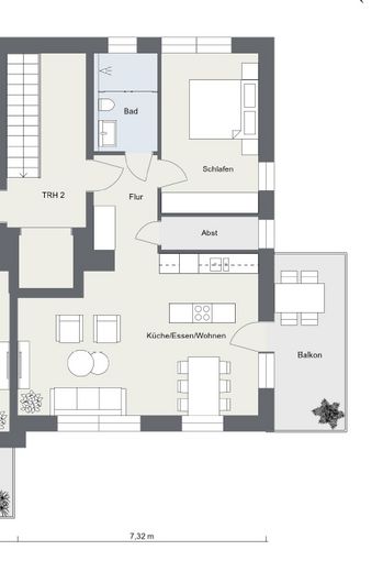 Kleine Penthouse Wohnung mit Terrasse - Erdwärme, Aufzug, Stellplatz usw. – Foto 7