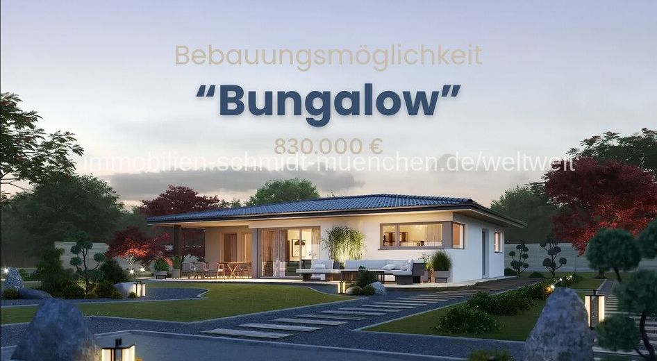 Bauträger oder Bauherren gesucht!
Wohnbaugrundstück für
bis zu zwei Gebäudekörper – Bungalow