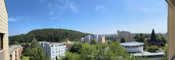 Blick vom Balkon