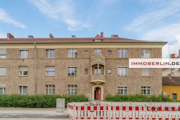 IMMOBERLIN.DE - Appartamento d'epoca ben tenuto in posizione tranquilla con giardino presso lo Spektepark