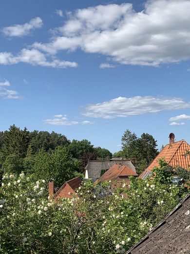 Blick vom Balkon im 1. Stock